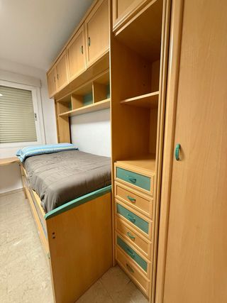 Dormitorio juvenil completo madera