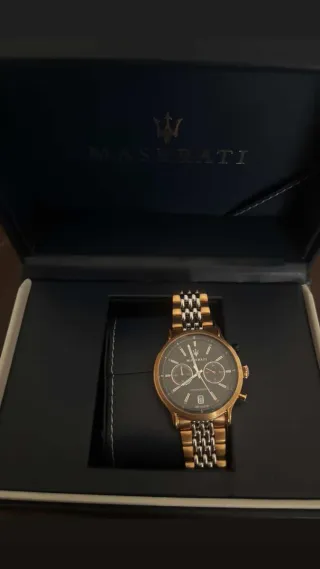 Reloj Maserati Oro Rosa Negro