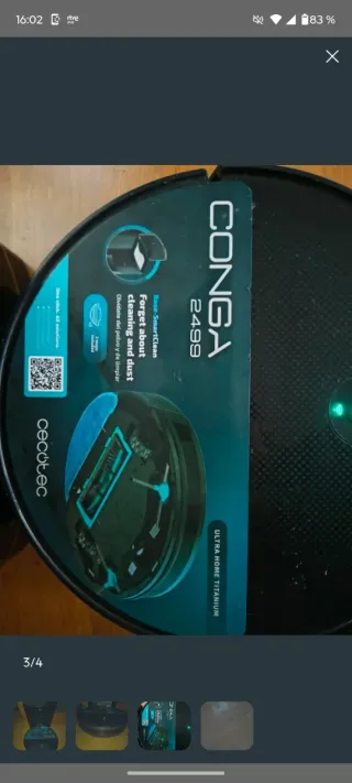 Conga 2499 robot aspirador