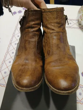 Stivaletti texani donna marrone