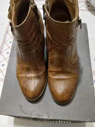 Stivaletti texani donna marrone