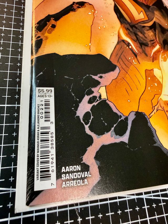 Comic USA Absolute Superman #2 Portada de Asrar