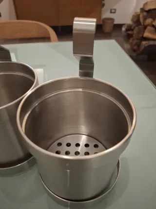 Set 2 Contenitori Acciaio Ikea vari usi