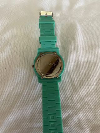 Reloj Flamenco Naranja y Turquesa
