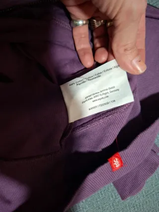 Sudadera morada EDC talla L