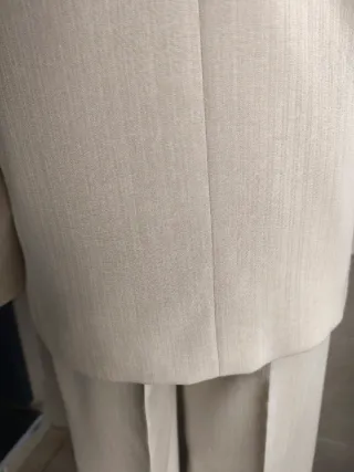 Traje de niño para ceremonia/comunión,beig,talla12