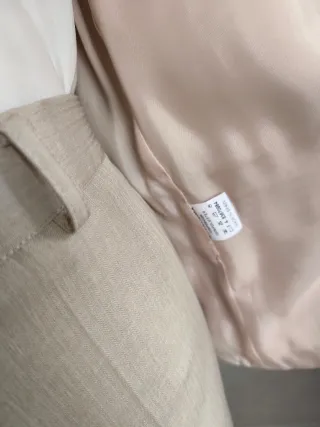 Traje de niño para ceremonia/comunión,beig,talla12