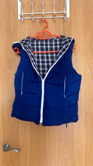 Chaleco reversible azul