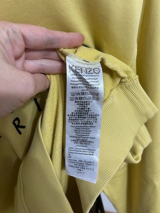 Sudadera Kenzo Paris Amarilla