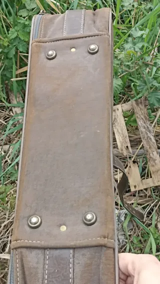 Maleta Viaje Vintage Nino Bertoni Marrón