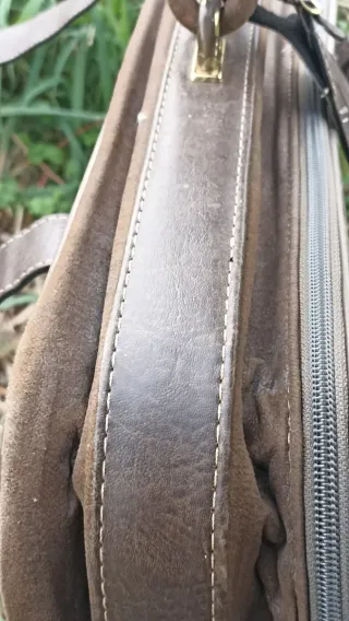 Maleta Viaje Vintage Nino Bertoni Marrón