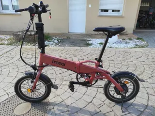 Bicicleta plegable Freeel color teja