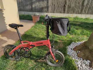 Bicicleta plegable Freeel color teja