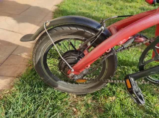 Bicicleta plegable Freeel color teja