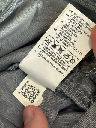 Bolso Adidas Vintage Y2K Gris y Negro