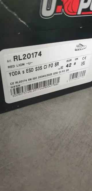 Scarpe da lavoro antinfortunistica U POWER n 42 s3