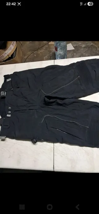 Pantalón Moto Negro Talla XL