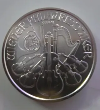5 Onzas Plata Filarmónicas Viena
