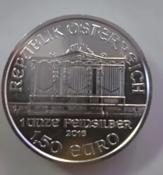 5 Onzas Plata Filarmónicas Viena