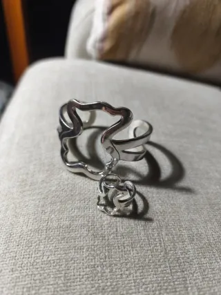 Conjunto Tous: Pulsera y Anillo Plata