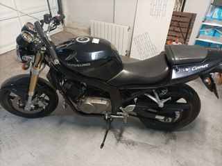 Hyosung 250 Comet Negra
