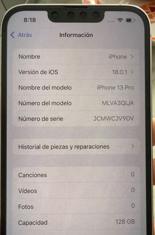 iPhone 13 Pro Blanco Perla