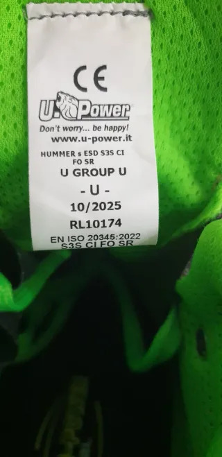 Scarpe da lavoro antinfortunistica U POWER n 42 s3