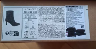 Botines tacón Slowlove