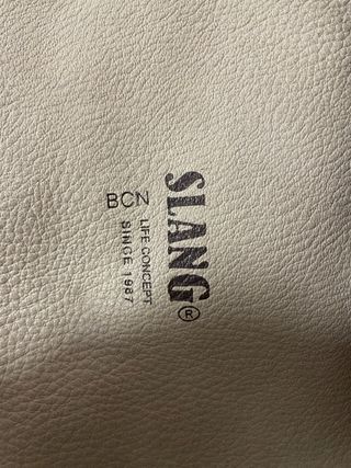 Bolso SLANG beige/blanco