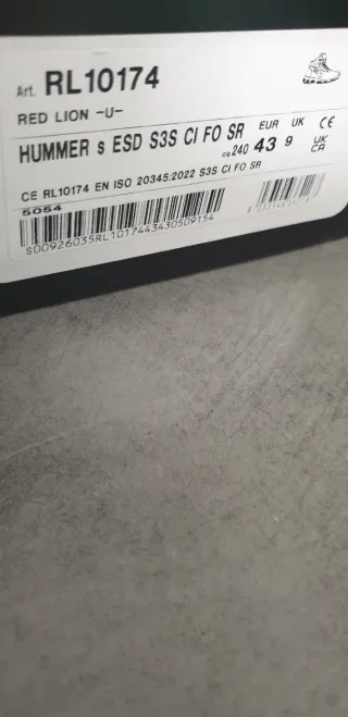 Scarpe da lavoro antinfortunistica U POWER n 43 s3