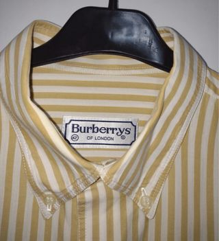 Camisa Burberrys Rayas Manga Corta