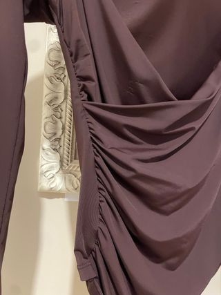 Camiseta Zara manga larga drapeada