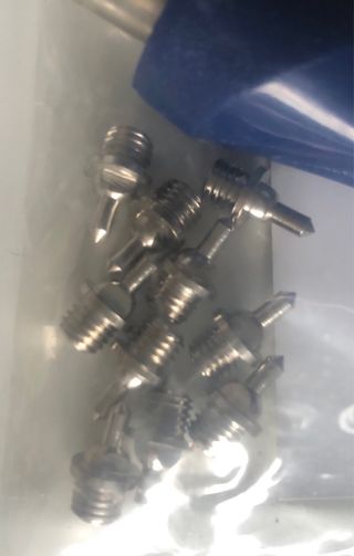 Zapatillas atletismo Asics clavos naranja