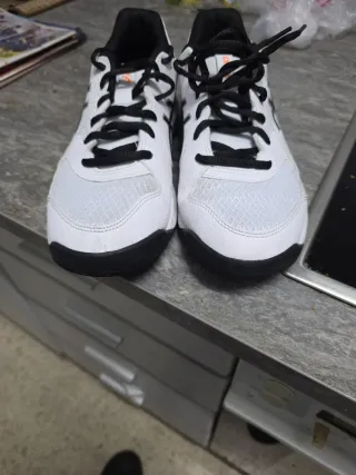 Zapatillas ASICS DECICATE 8 Naranja/Blanco