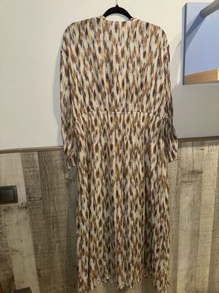 Vestido largo estampado