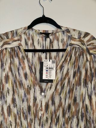 Vestido largo estampado