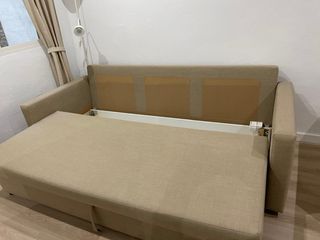 Divano letto a 3 posti IKEA FRIHETEN beige
