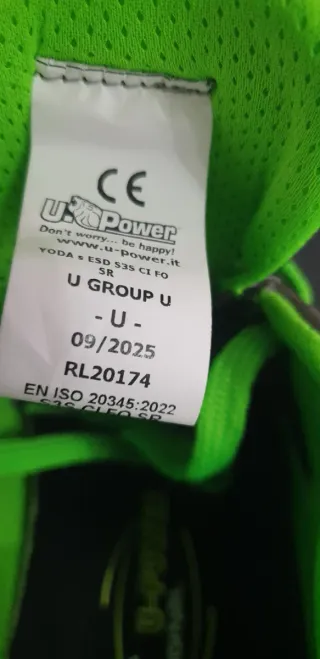 Scarpe da lavoro antinfortunistica U POWER n 44 s3