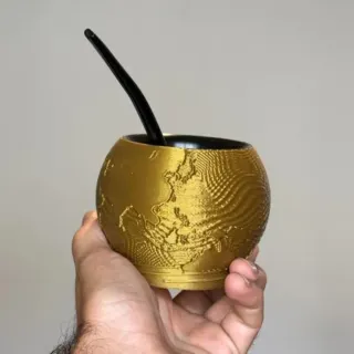 Vaso para mate trofeo del mundial