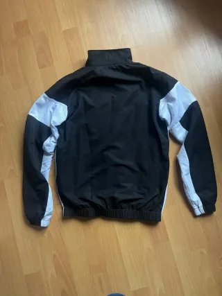 Chaqueta Vintage Lacoste Negra y Blanca Talla L