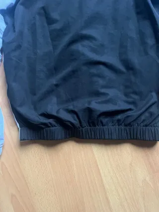 Chaqueta Vintage Lacoste Negra y Blanca Talla L