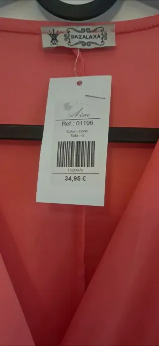 Vestido Cóctel Coral