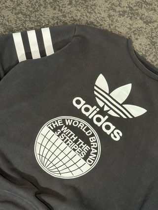 Sudadera Adidas Negra con Logo