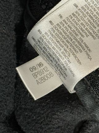 Sudadera Adidas Negra con Logo