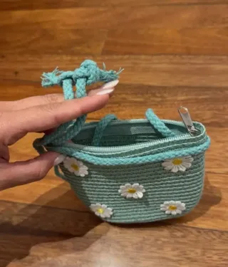 Borsetta bambina con fiori