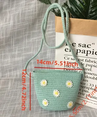 Borsetta bambina con fiori