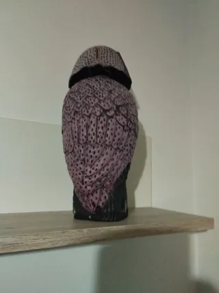 Búho decorativo anti-pájaros