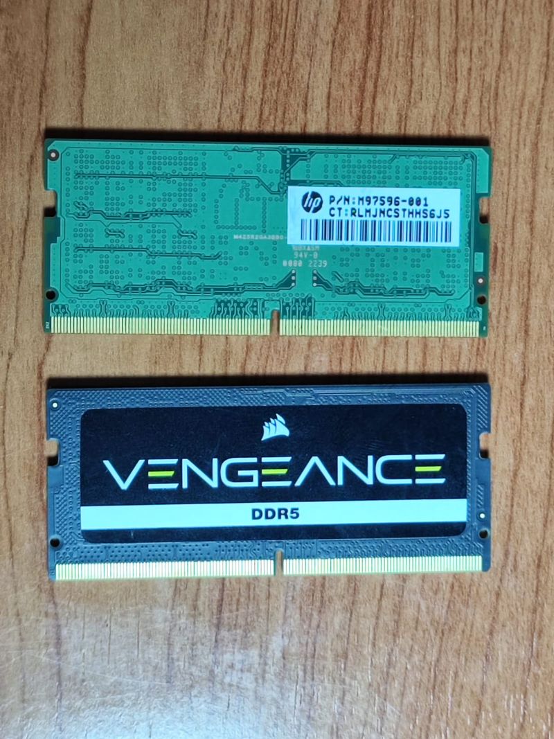 2x 16GB DDR5 SODIMM 4800MHz Samsung/Corsair afbeelding 2