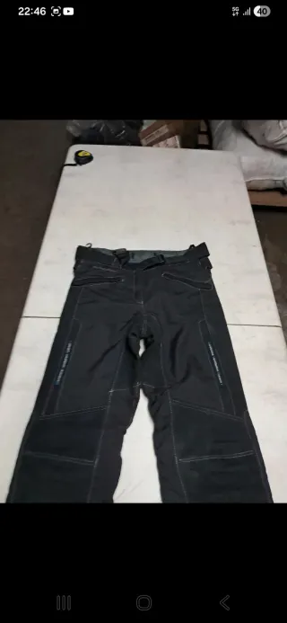Pantalón Moto Talla S Negro