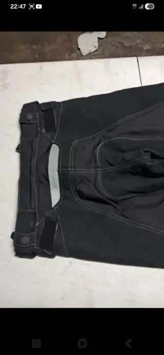 Pantalón Moto Talla S Negro